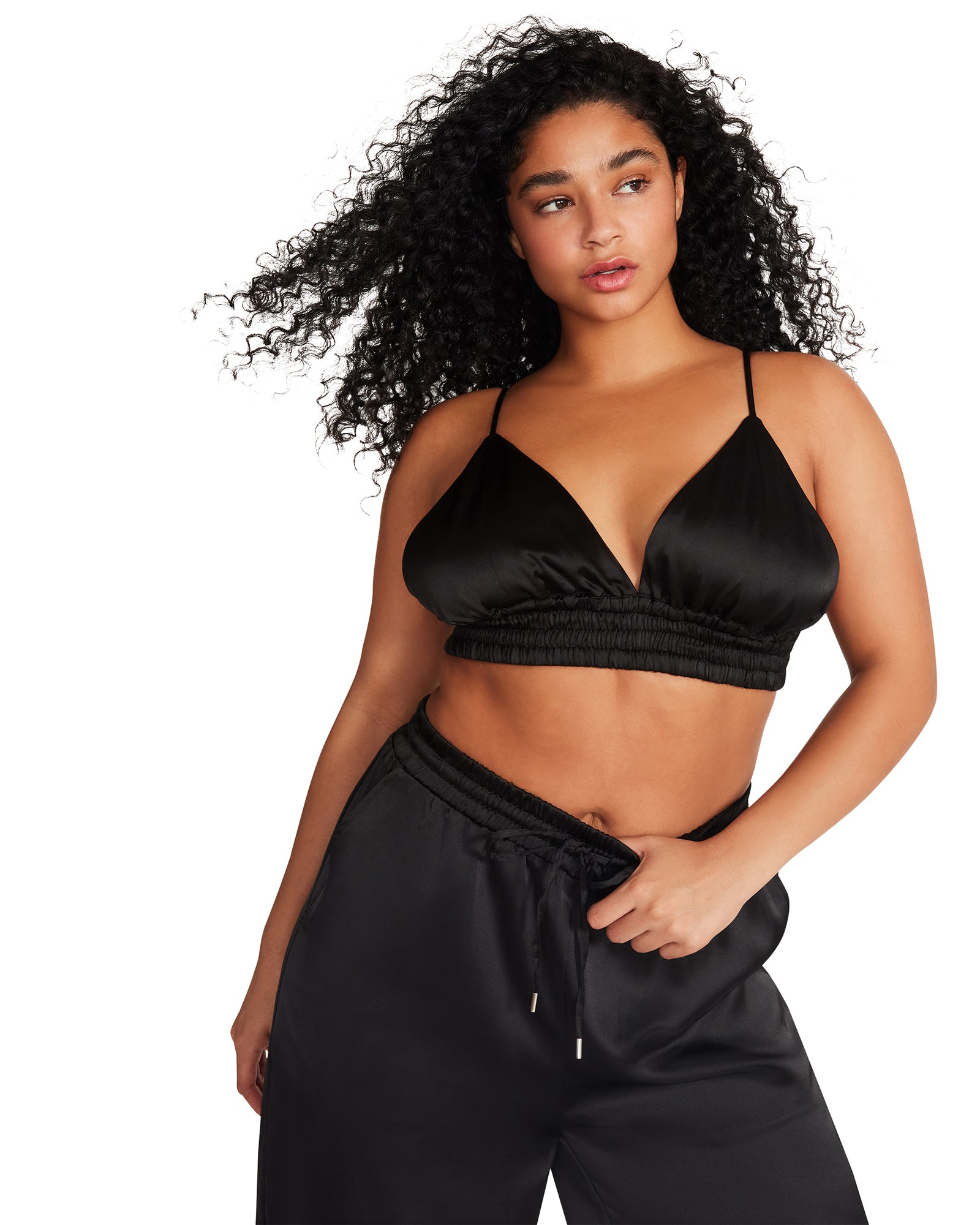 PEPPER BRA TOP BLACK