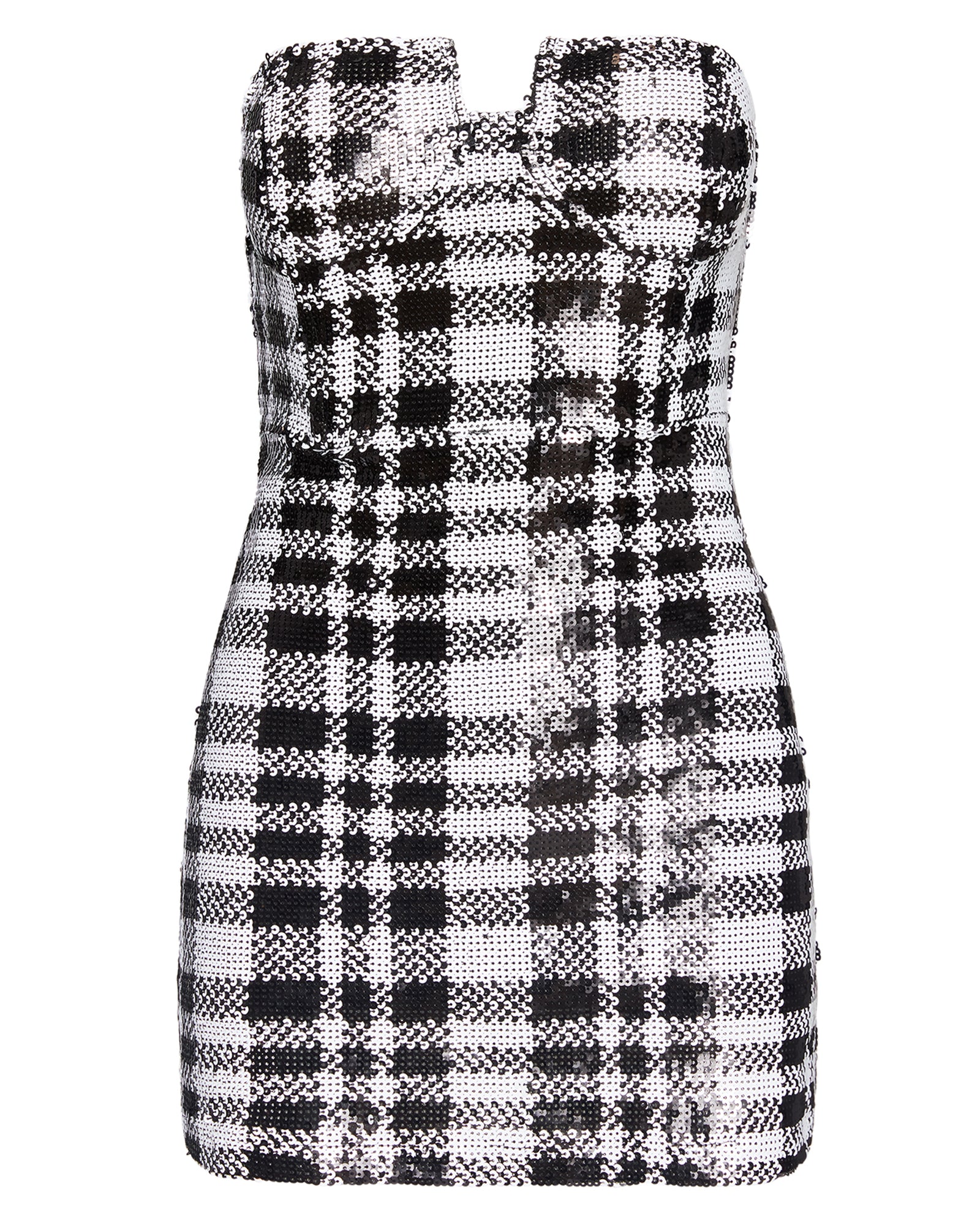 RETA DRESS BLACK/WHITE