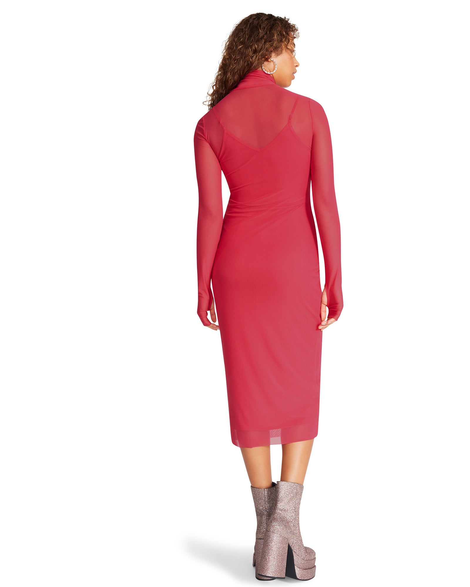 VIVIENNE DRESS HOT PINK