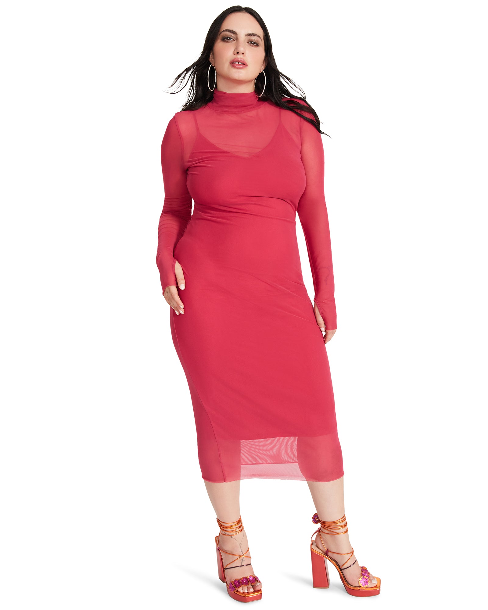 VIVIENNE DRESS HOT PINK