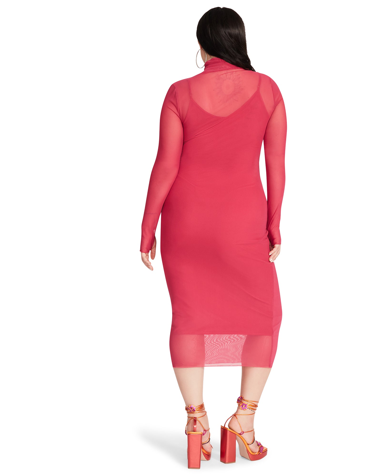 VIVIENNE DRESS HOT PINK
