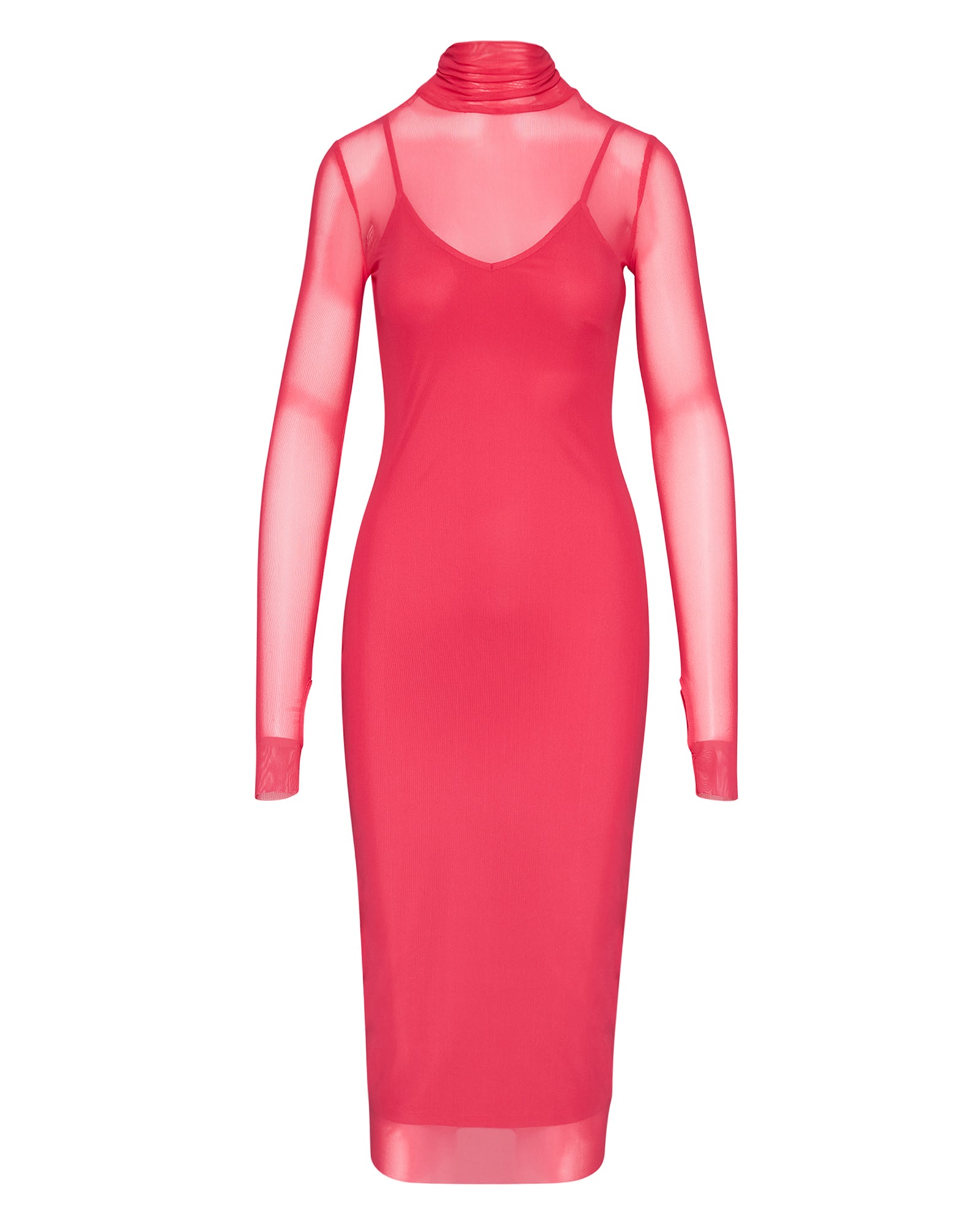 VIVIENNE DRESS HOT PINK