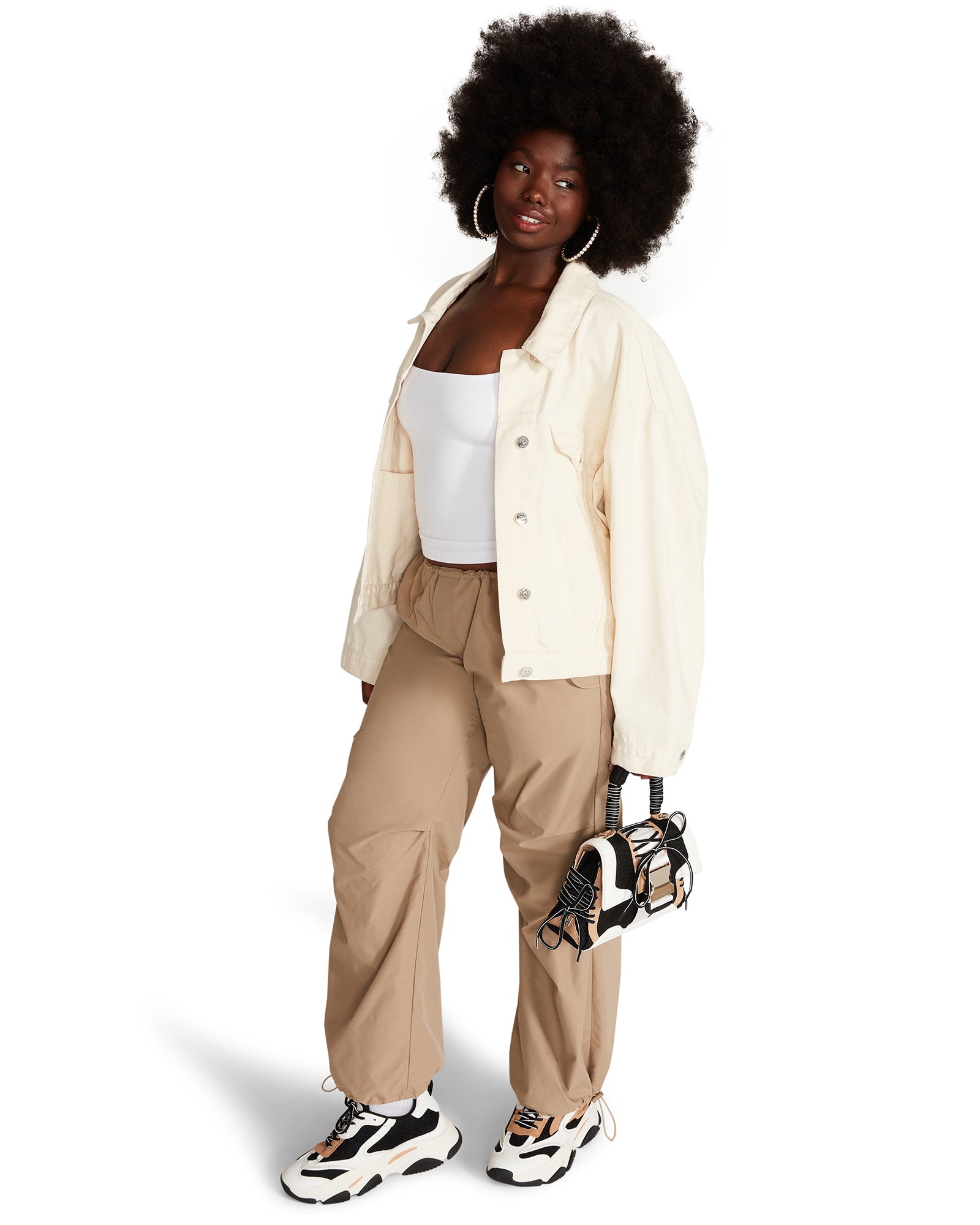 SIENNA DENIM JACKET CREAM