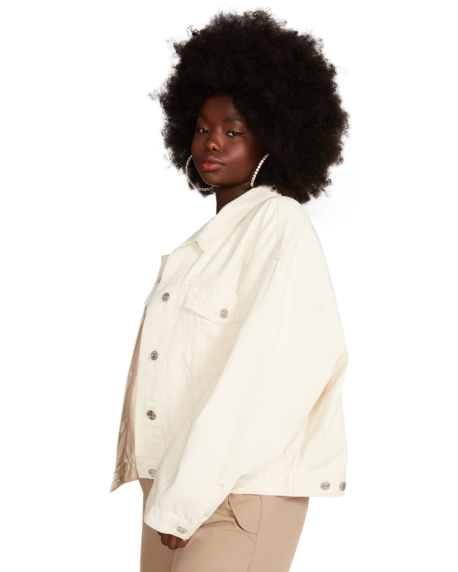 SIENNA DENIM JACKET CREAM