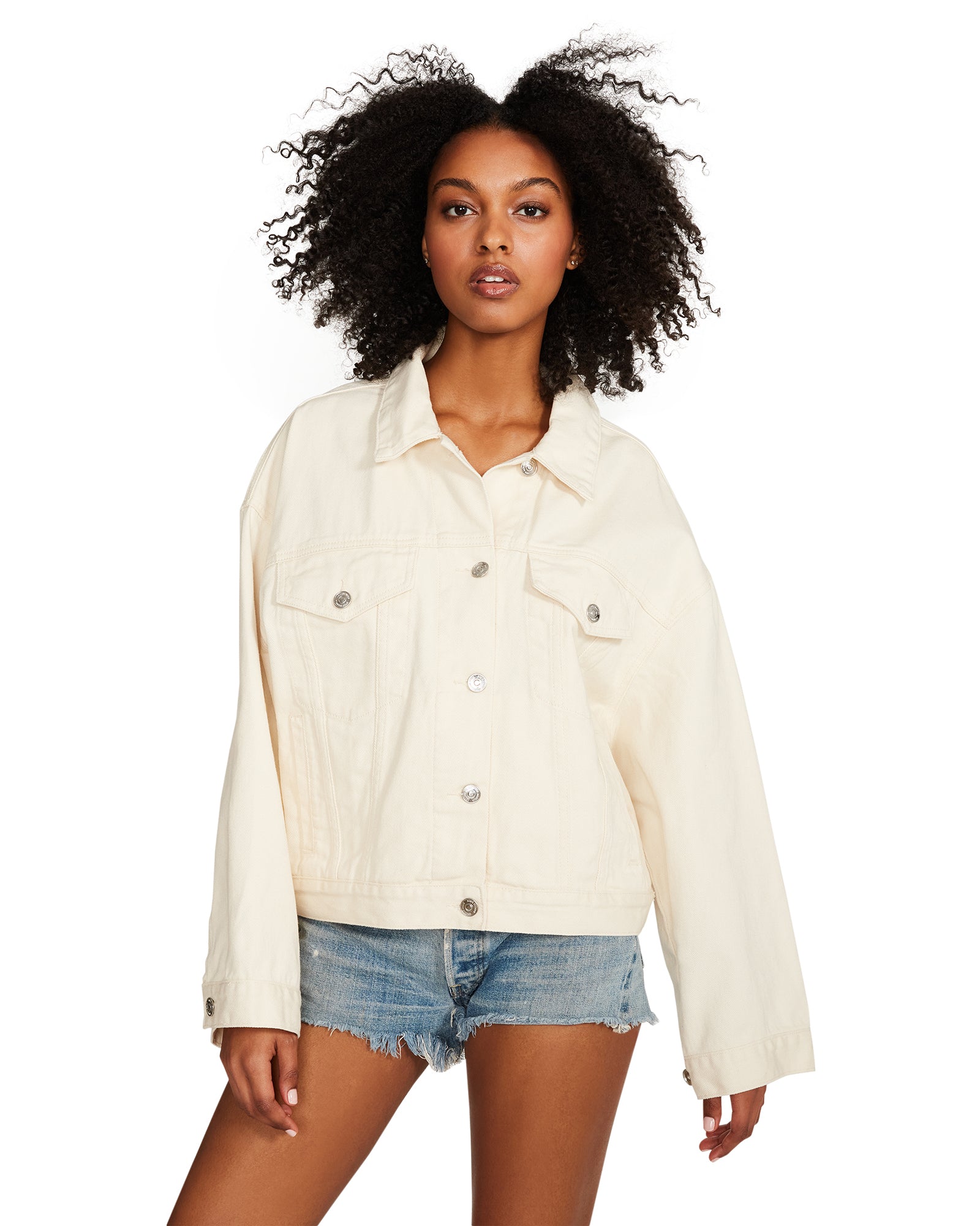 SIENNA DENIM JACKET CREAM