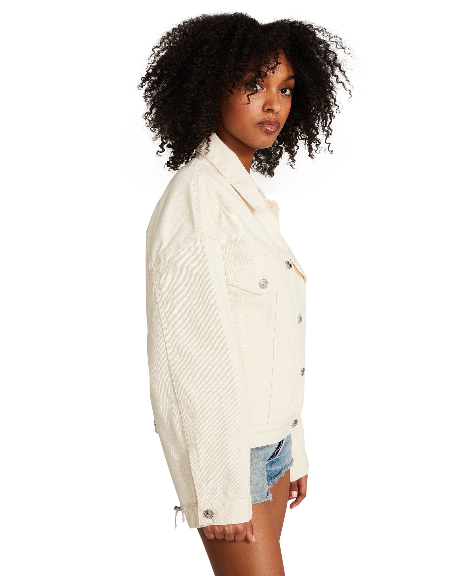 SIENNA DENIM JACKET CREAM
