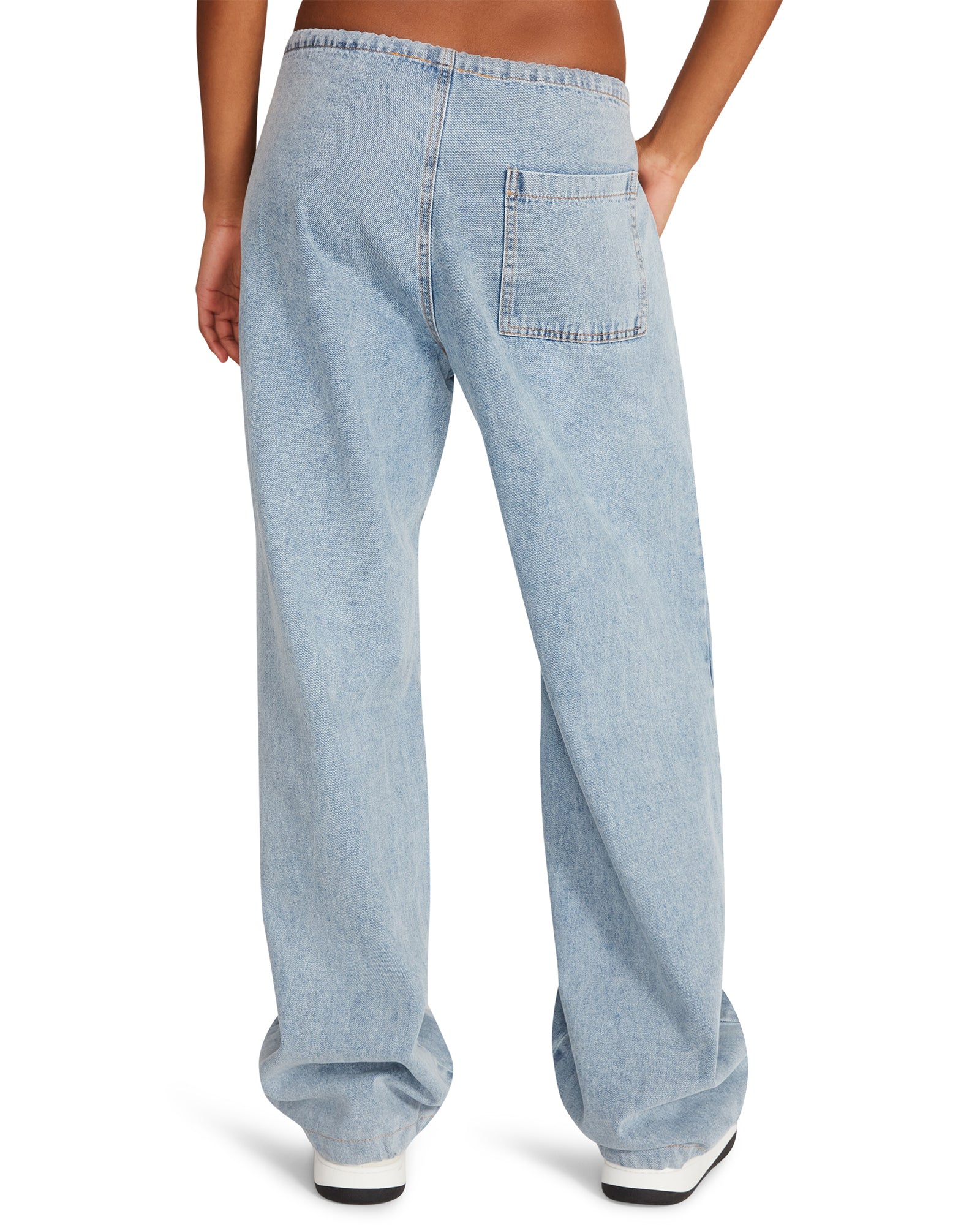 PIA PARACHUTE PANT DENIM FABRIC