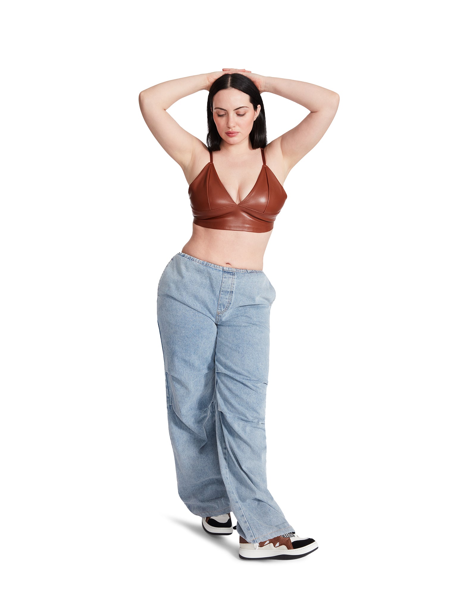 PIA PARACHUTE PANT DENIM FABRIC