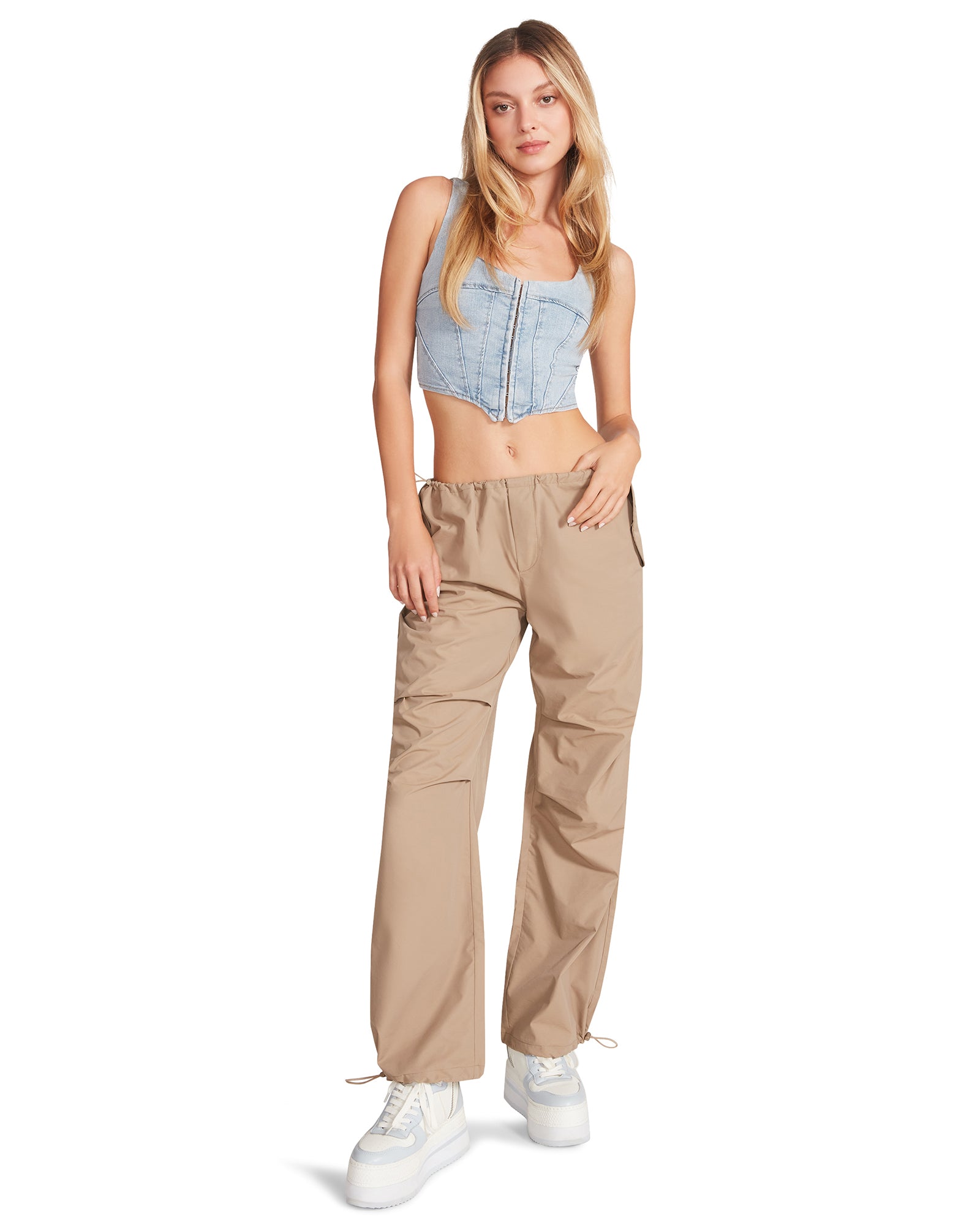 PIA PARACHUTE PANT KHAKI