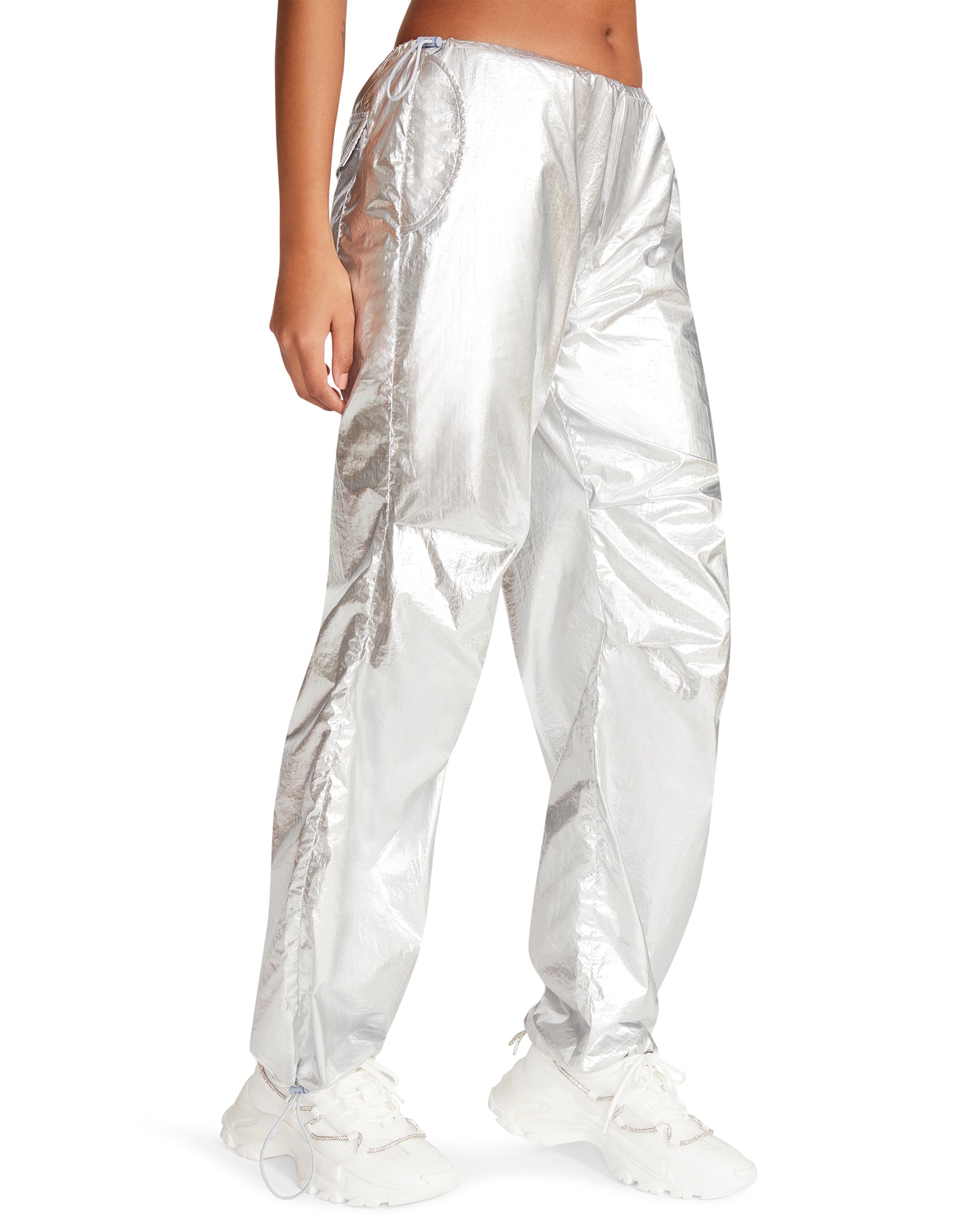 PIA PARACHUTE PANT SILVER