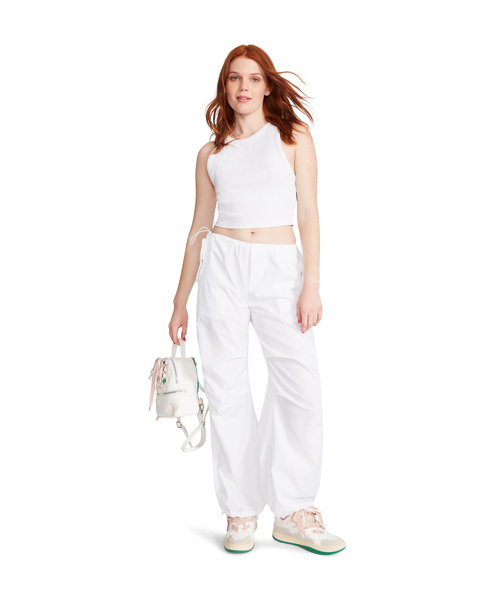 PIA PARACHUTE PANT WHITE