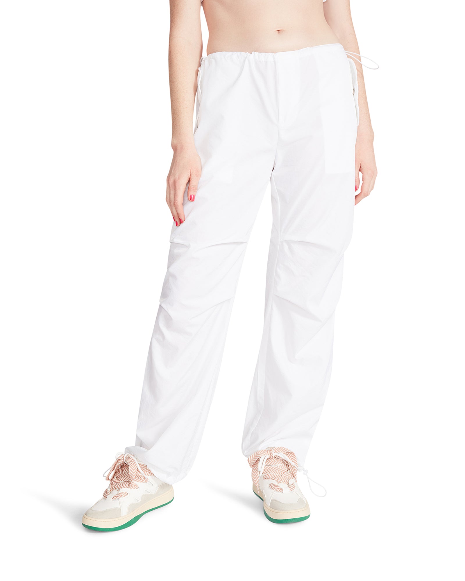 PIA PARACHUTE PANT WHITE