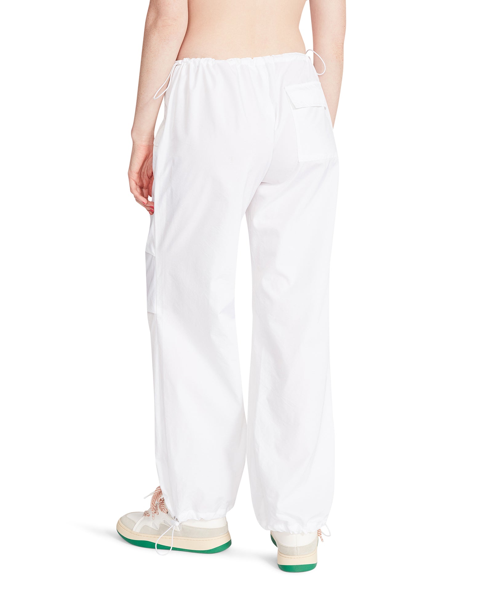 PIA PARACHUTE PANT WHITE