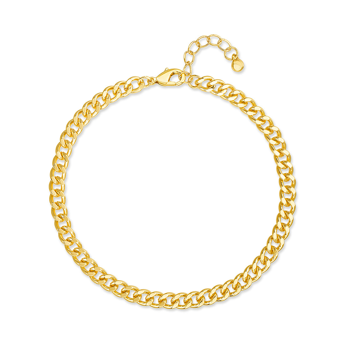 CURB CHAIN ANKLET GOLD