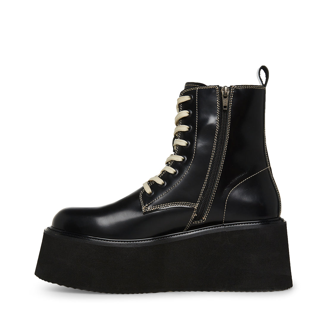 LAZER BLACK/WHITE LEATHER