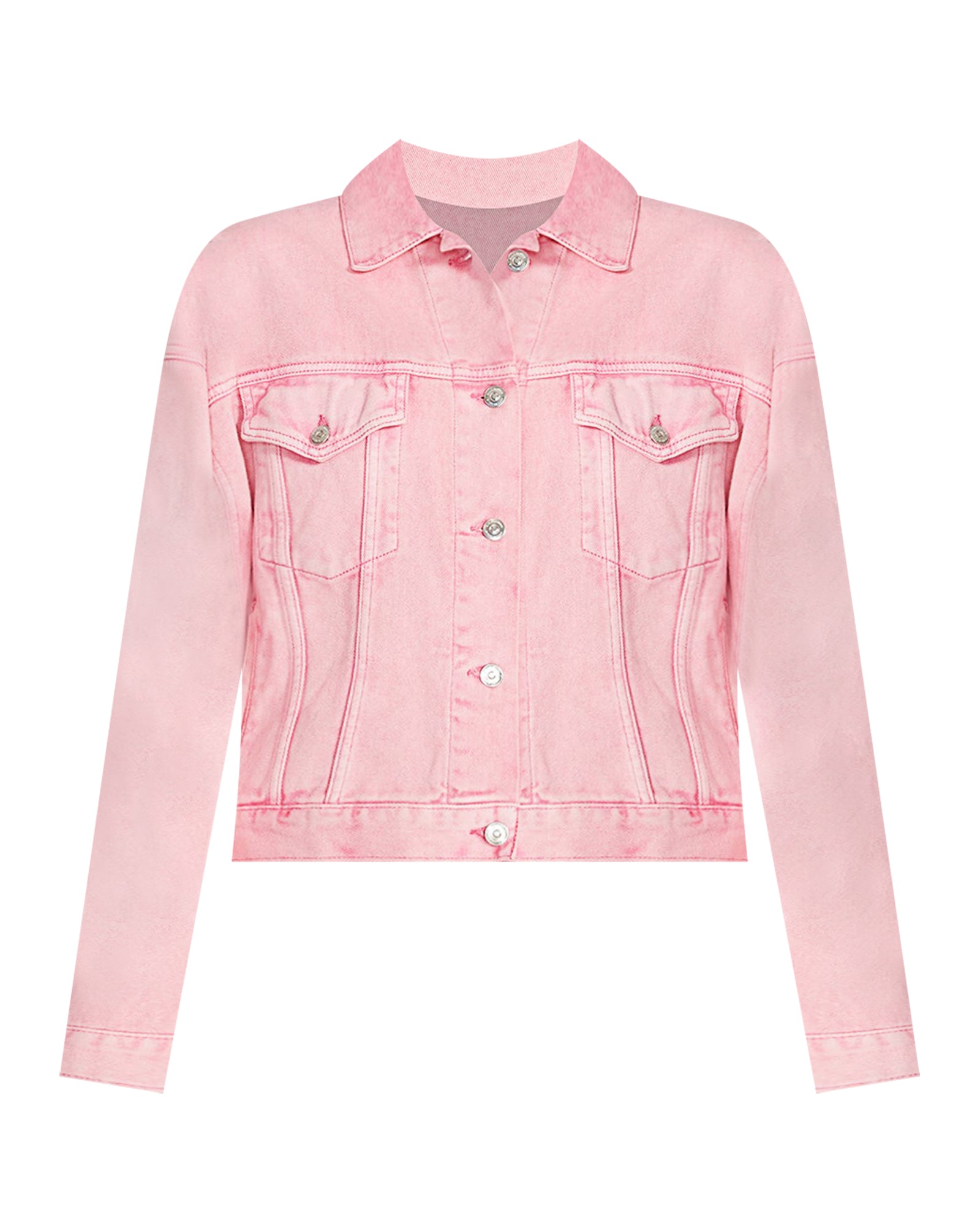 SIENNA DENIM JACKET HOT PINK