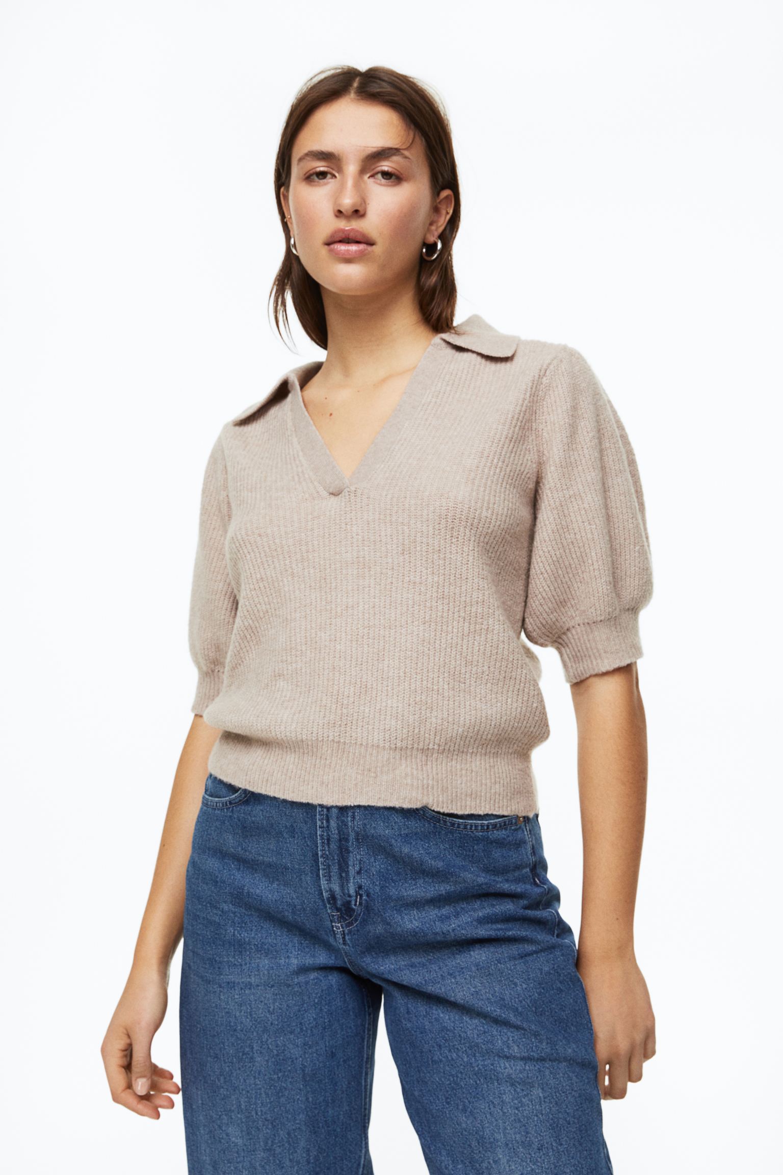 Ribbed knit top