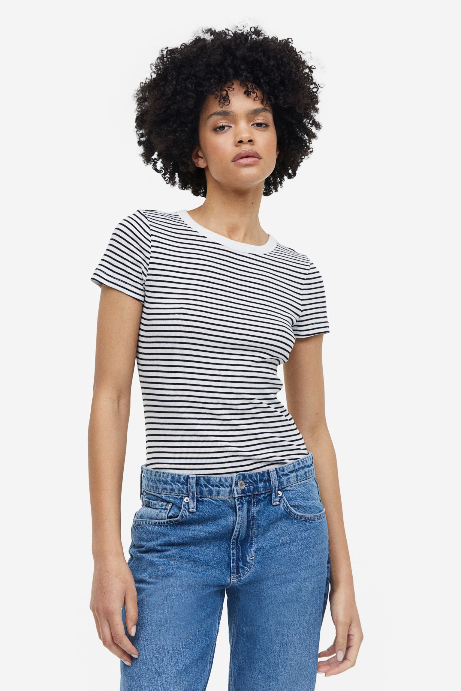 Ribbed T-shirt