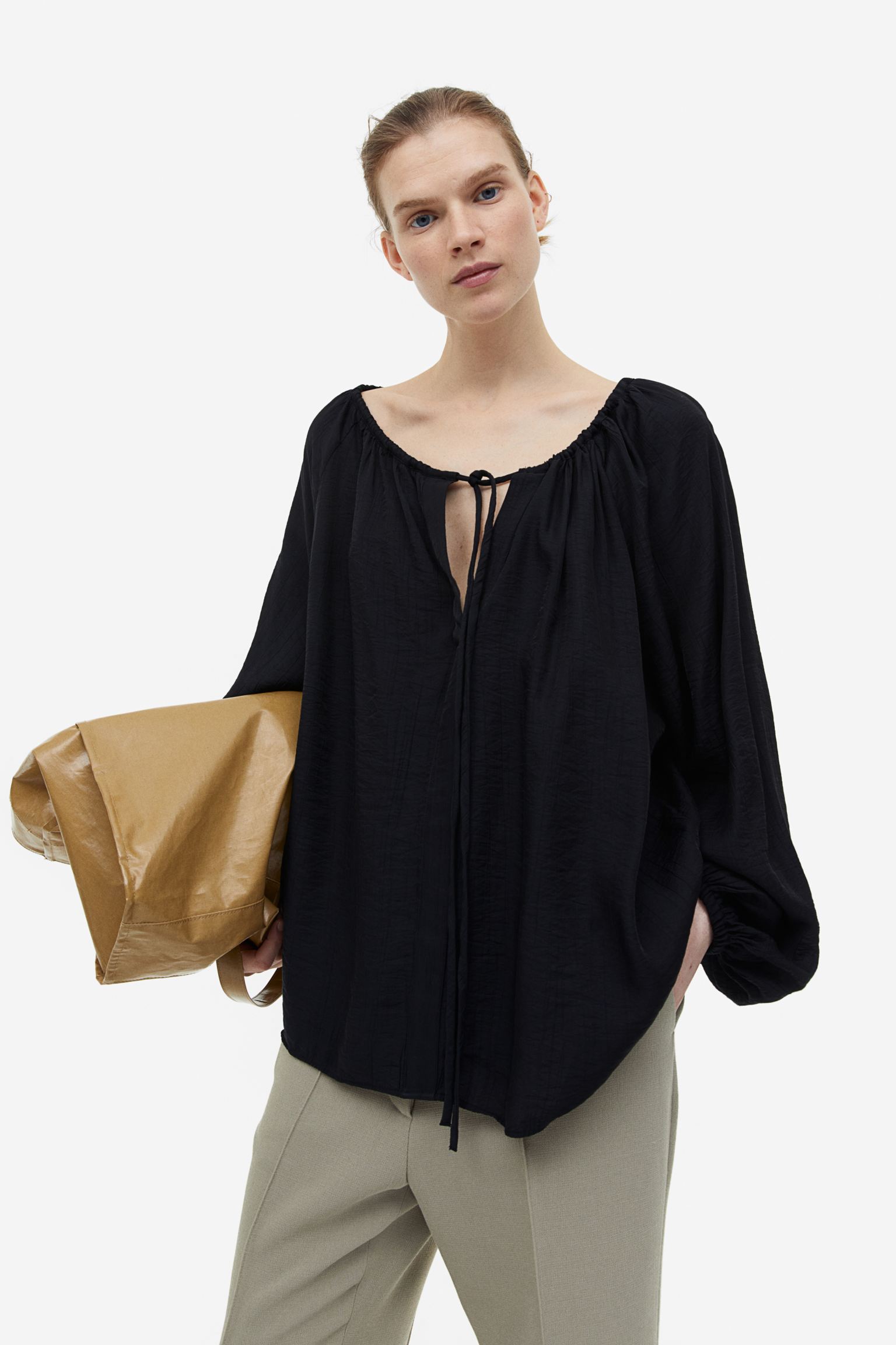 Summer plus size blouse