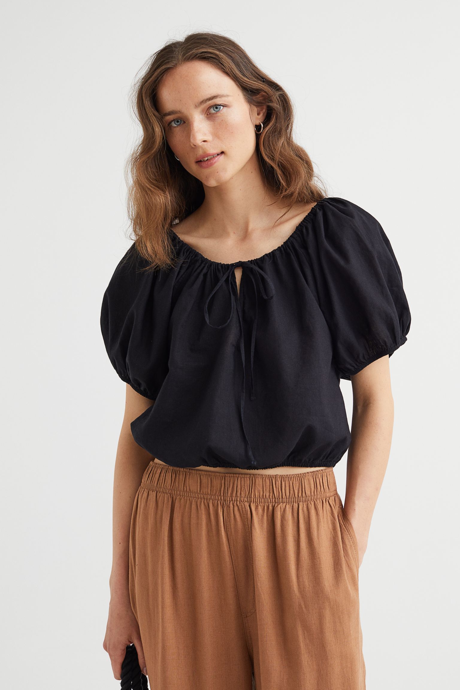 Summer linen Blend Blouse