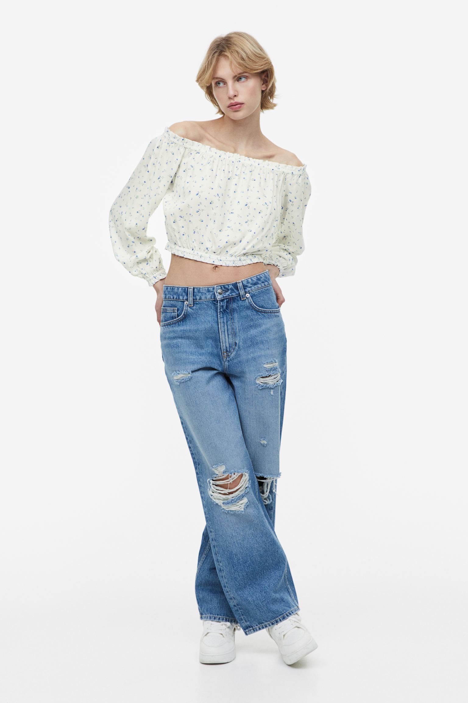 Off shoulder blouse
