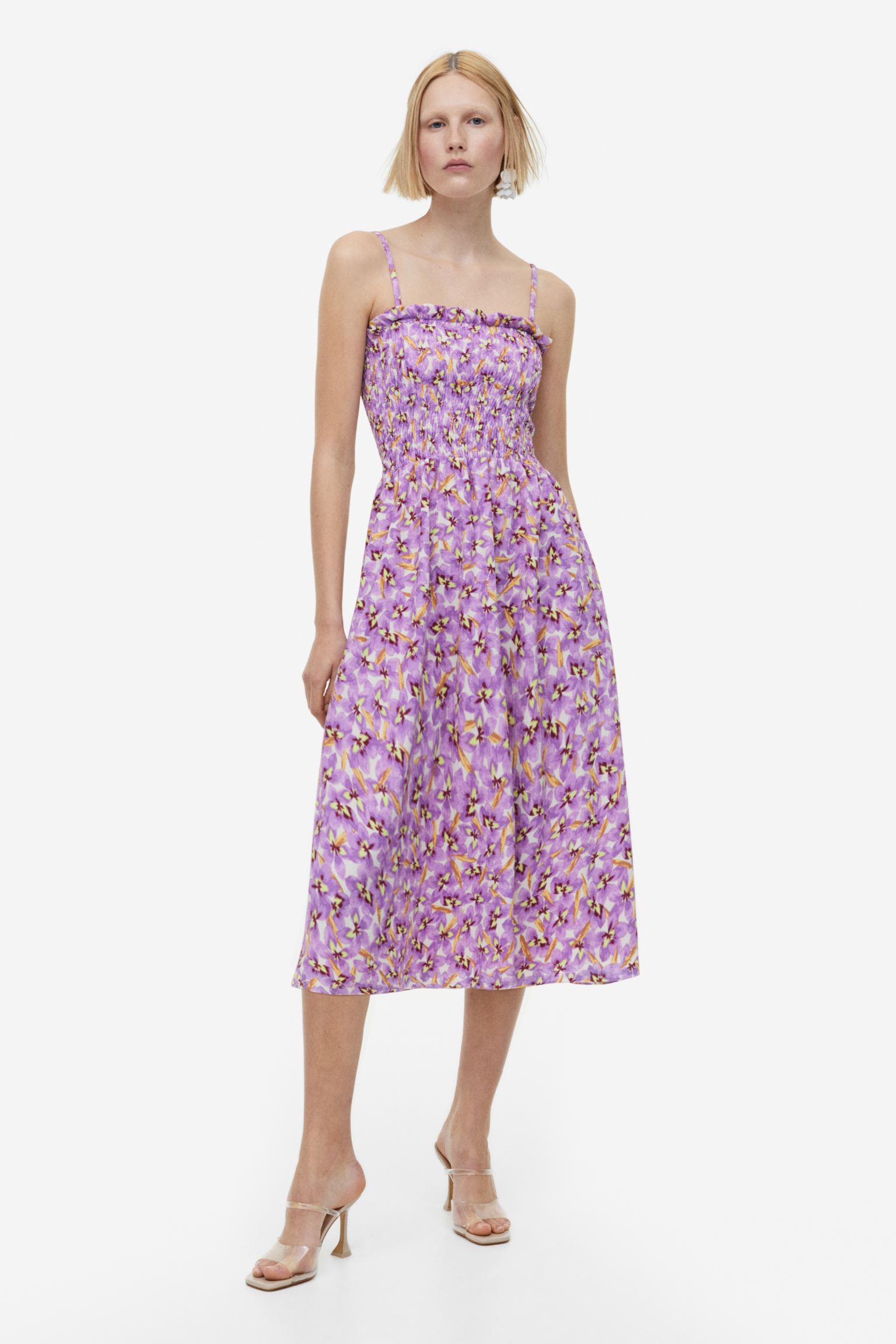 Gathered detail dress