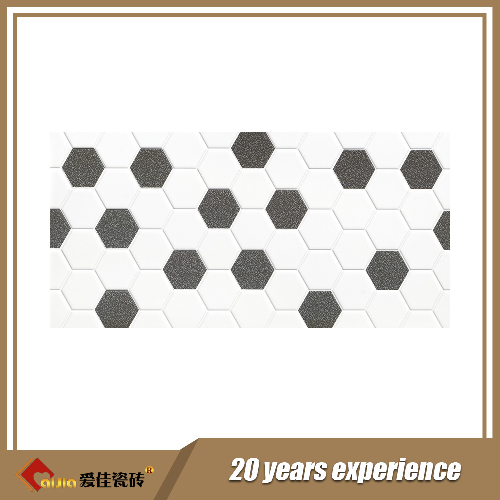 3d white ceramic wall tile for kitchen bathroom interior wall tile-AJ63001-300x600