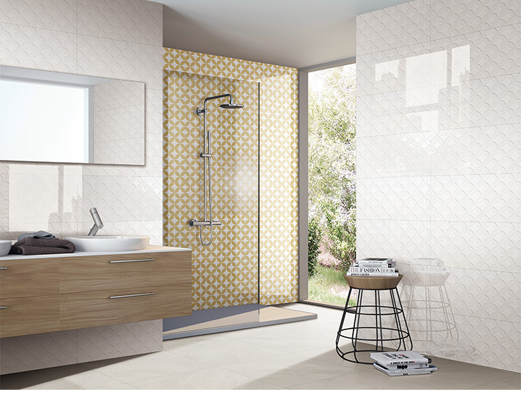 3d white ceramic wall tile for kitchen bathroom interior wall tile-AJ63003-300x600