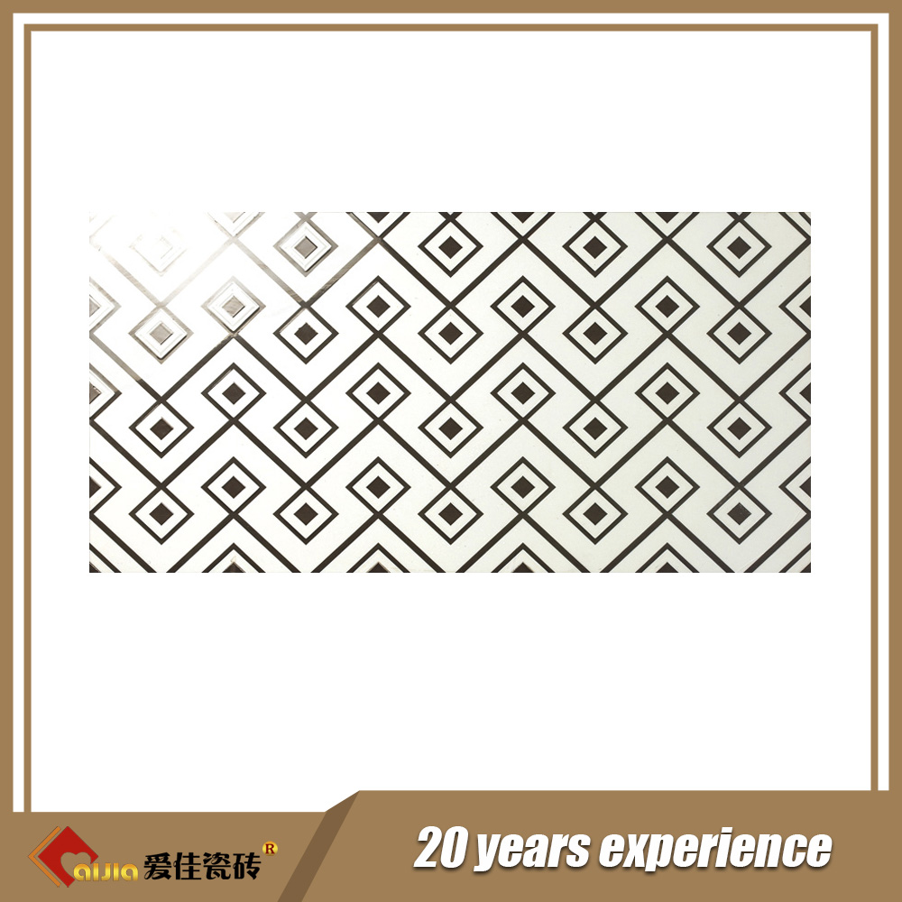 3d white ceramic wall tile for kitchen bathroom interior wall tile-AJA3682-300x600