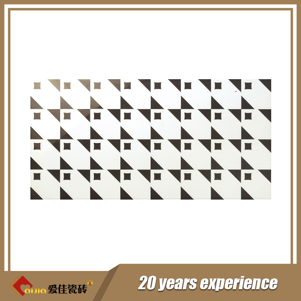 3d white ceramic wall tile for kitchen bathroom interior wall tile-AJA3682-300x600