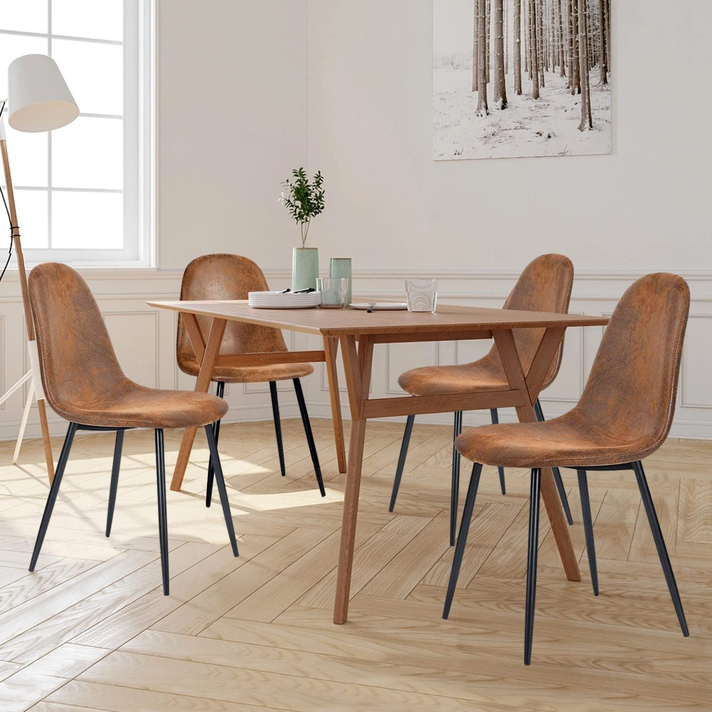 Brown Dining chairs