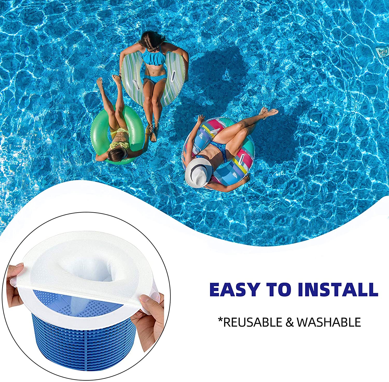 Pool Skimmer Filter Socks