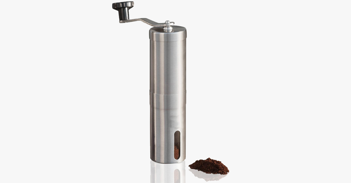 Portable Coffee Mill Begin Your Mornings With Great Coffee!