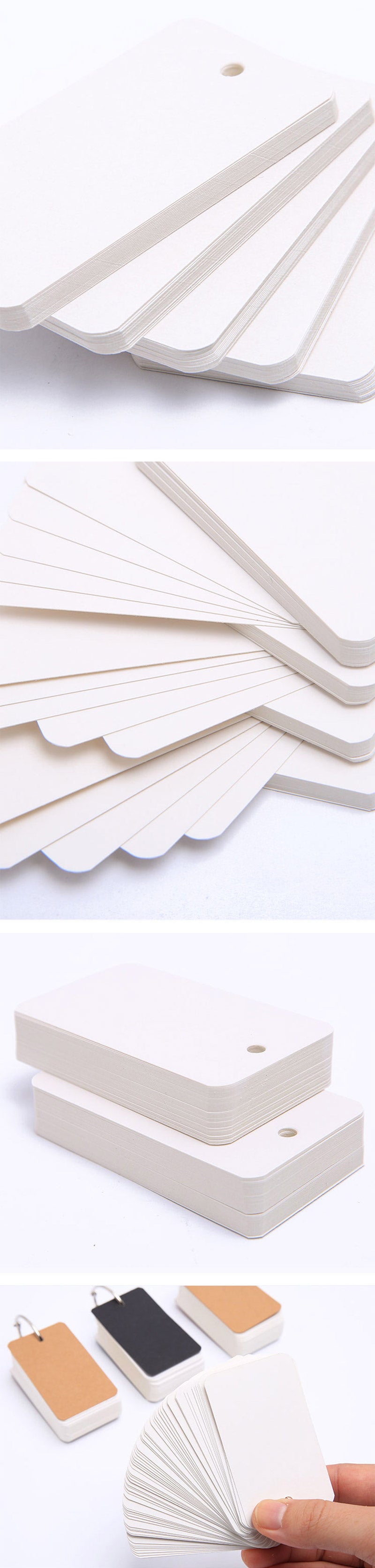 Kraft Paper Blank Flash Memo Card Box 100 Pcs Kraft Paper Blank Flash Memo Card Box 100 Pcs - Detail