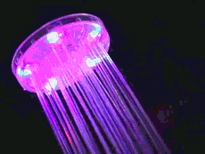 Color Changing LED Shower Head