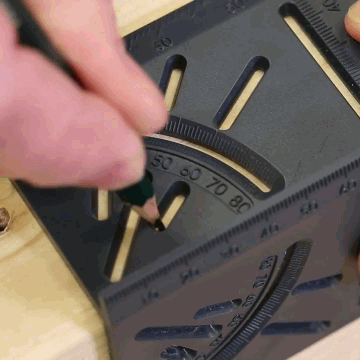New 3D 90 Degree Square Carpenter's Rule