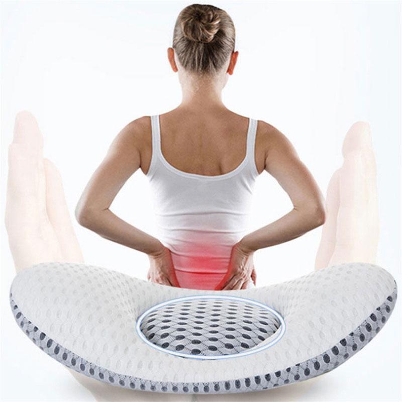 Buckwheat Lumbar Support Sleep Pillow   Lumbarsupportpillowmain 