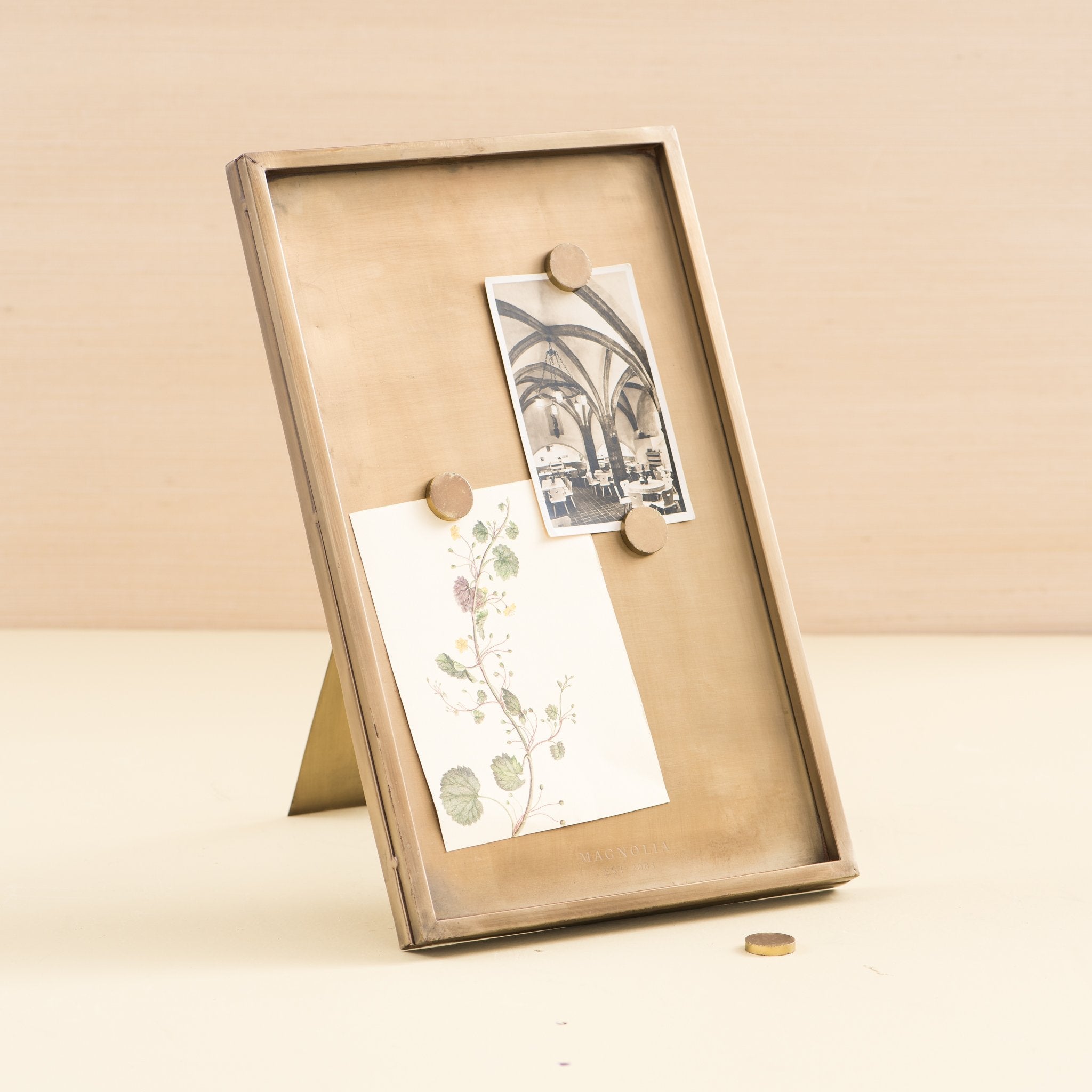 Metal Memo Board with