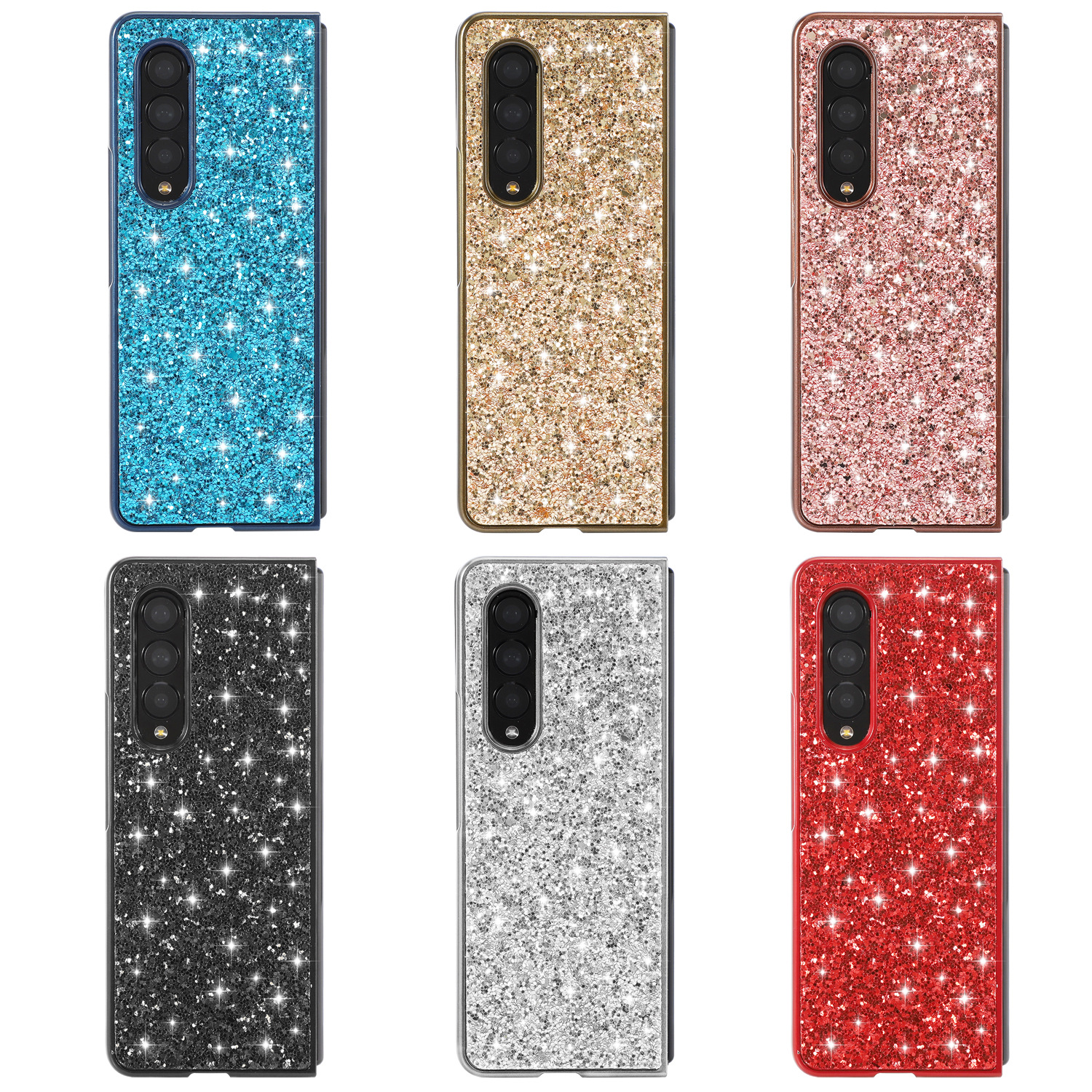 Shiny Electroplated Sequins Case for Samsung Z Fold