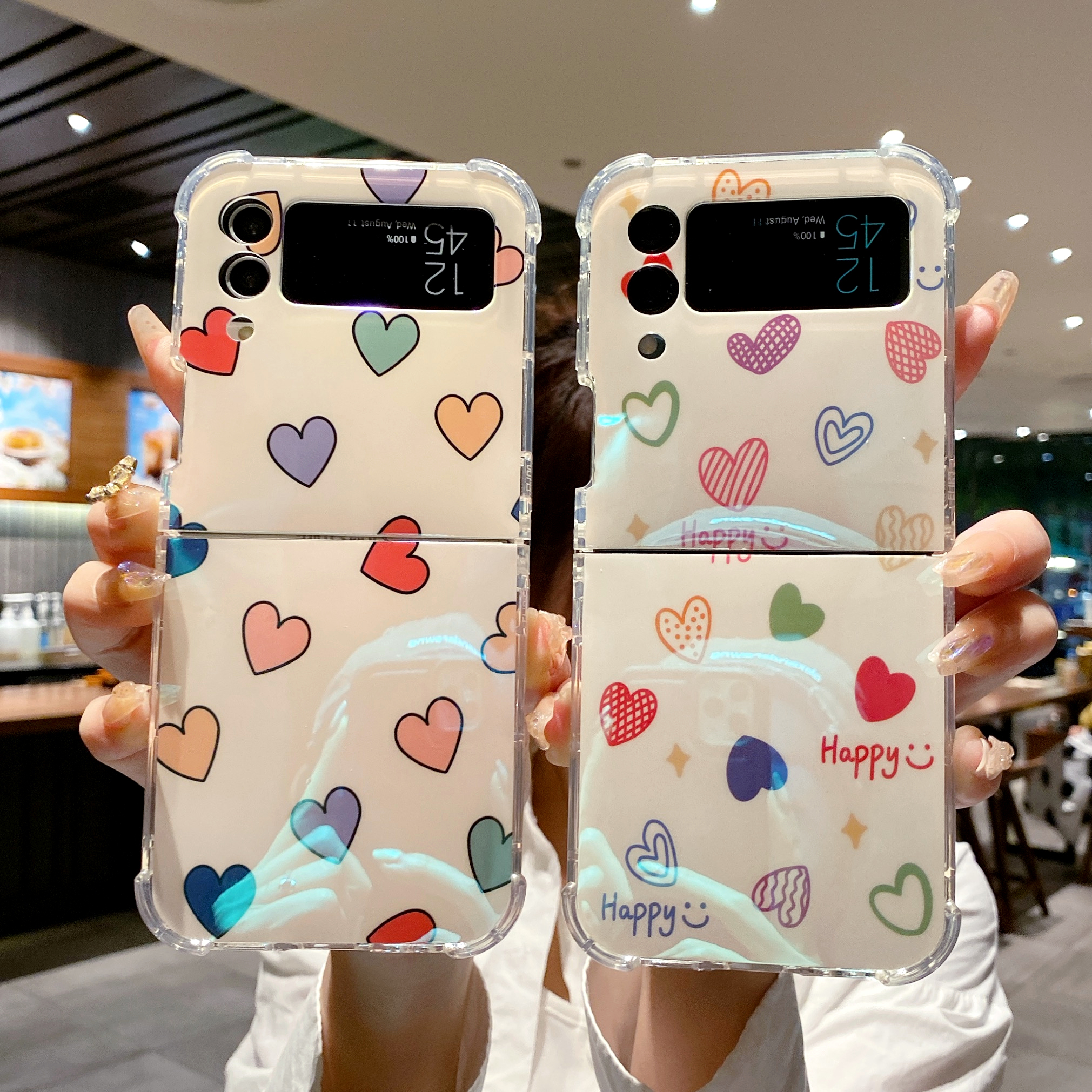 Cute Heart Silicone  Case