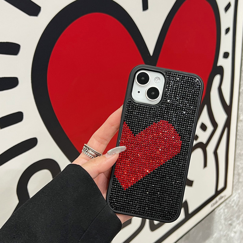 Lovely Rhinestone Love Case