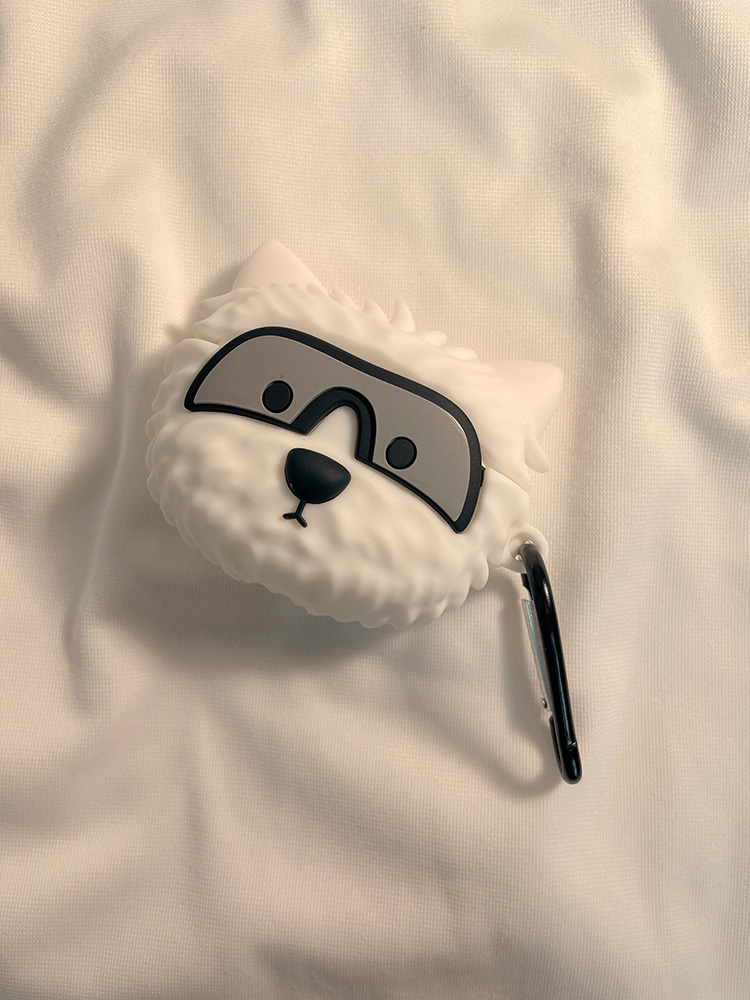 3D Cute Dog AirPods Case