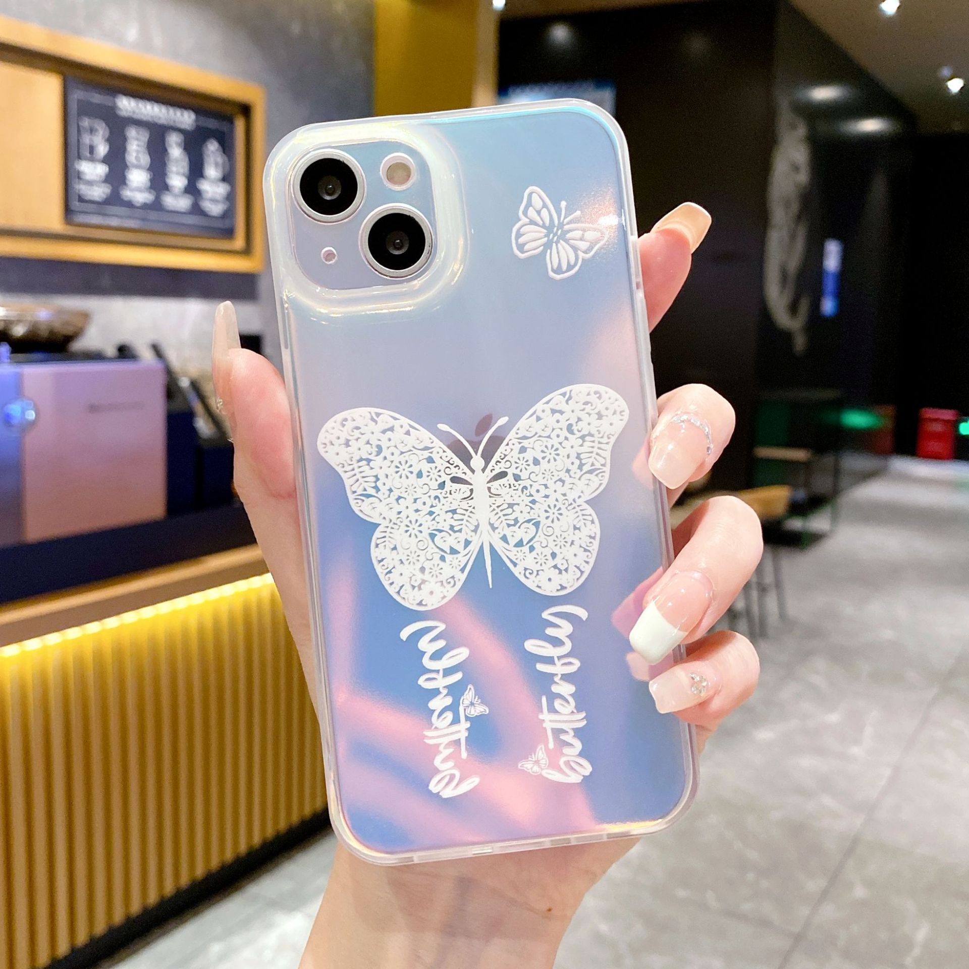 Cute Laser Butterfly Case