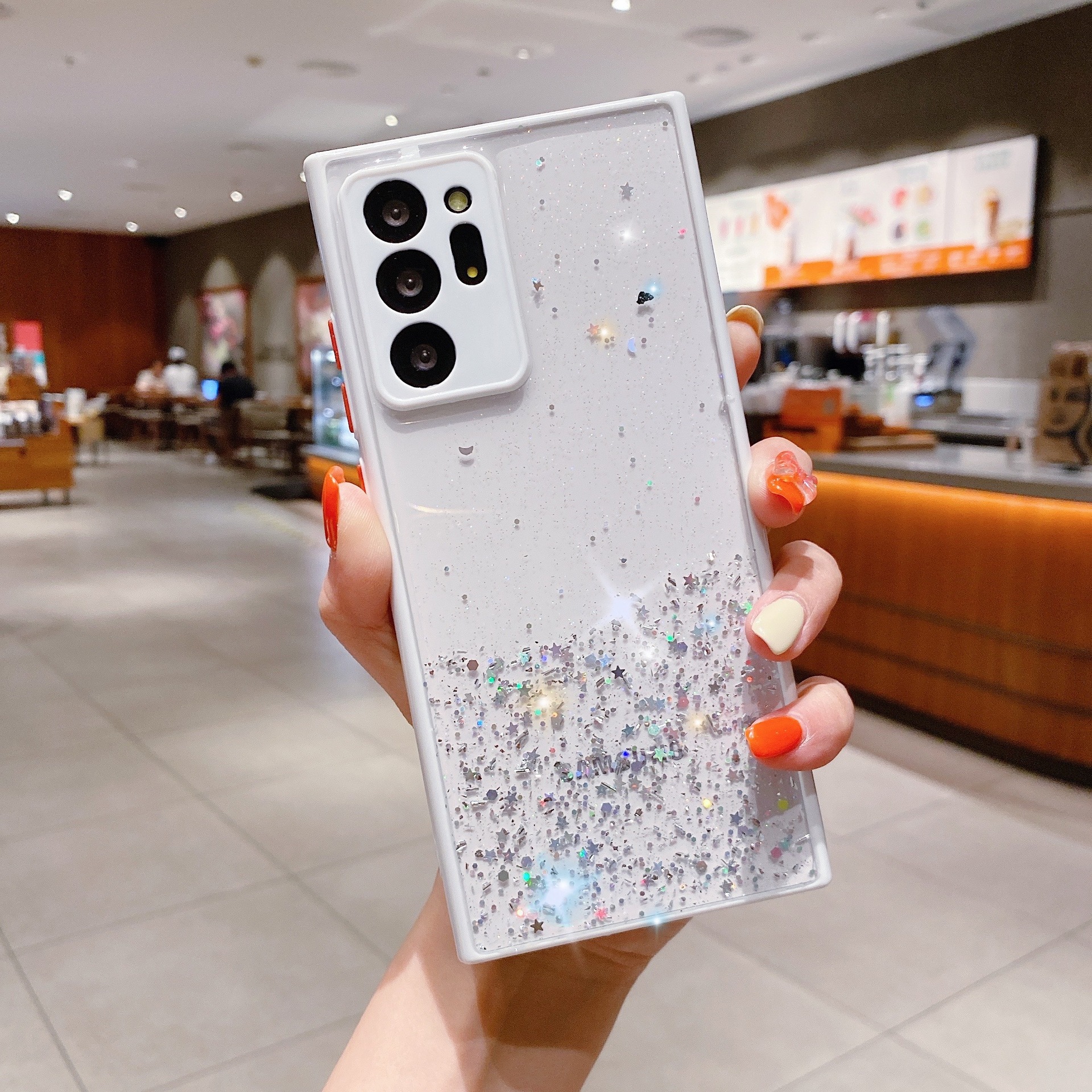 Gradient Glitter Quicksand Case for Samsung