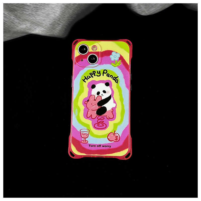 Cute Neon Panda Case