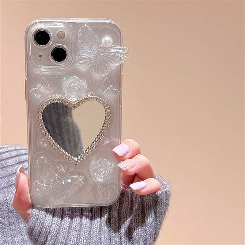 3D Crystal Butterfly Case