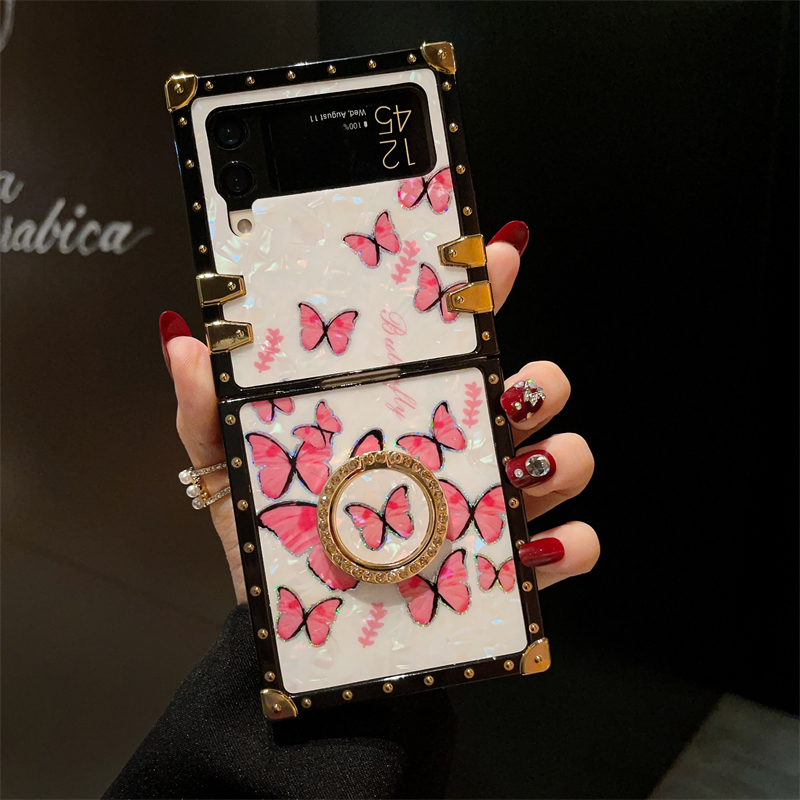 Electroplating luxury butterfly case