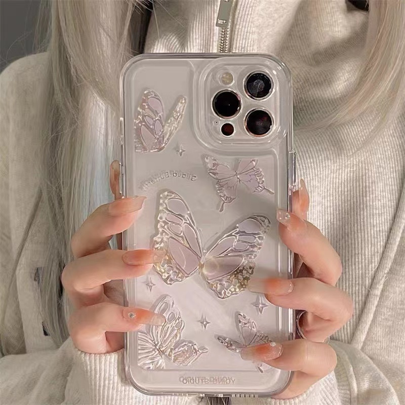 Butterfly Crystal Clear Case