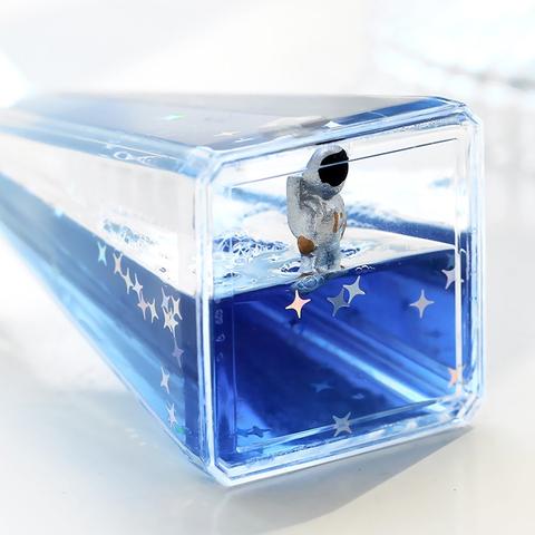 Astronaut Floating Oil Hourglass Sand Timer Liquid Bubbler/Timer, Astronaut Liquid Motion Bubbler Hourglass Liquid Bubbler/Timer