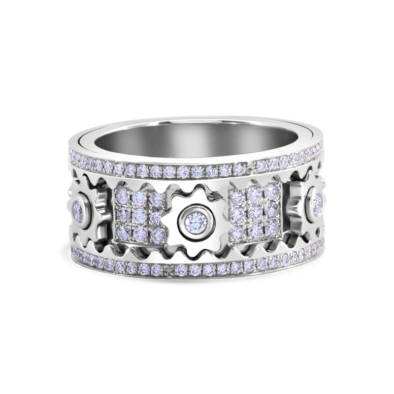 💖Mother's Day Sale - 50% OFF 🎁Handmade Diamond Ornate Geometric 3D Band Ring (Buy 2 Free Shipping)